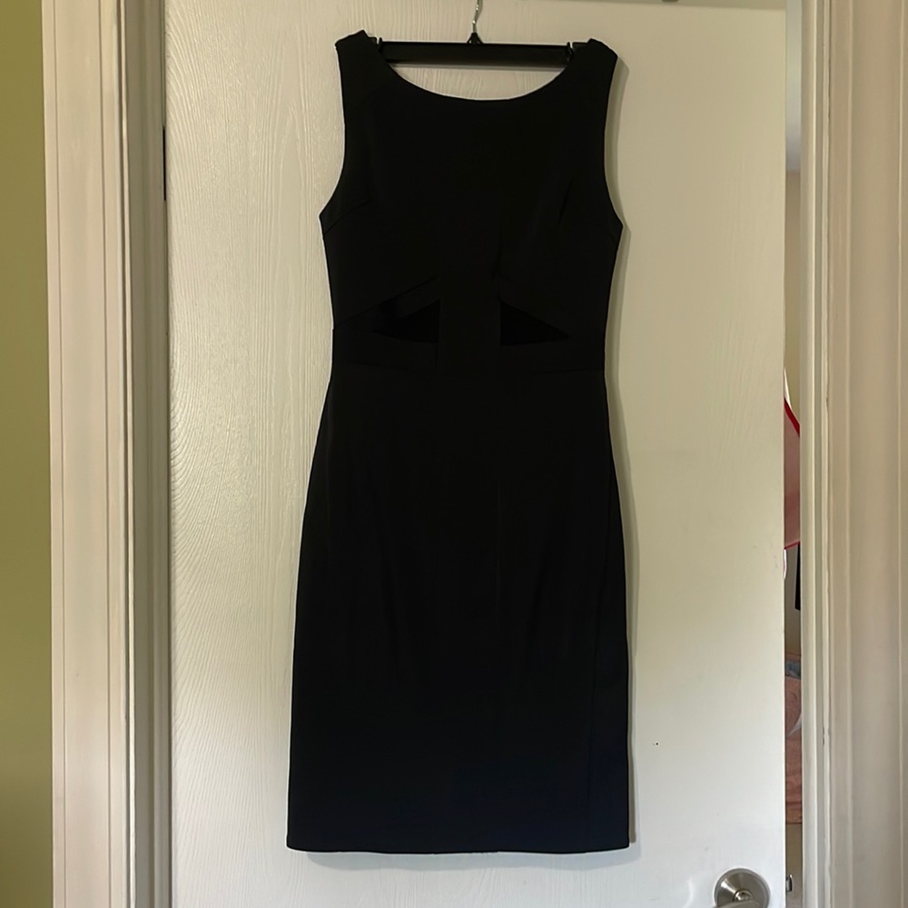Body Con Navy Blue Cocktail Dress